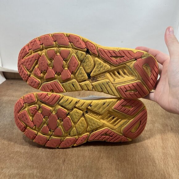 Hoka One One Arahi 6 Women Size 8 White Running Shoes Sneakers - Picture 7 of 9